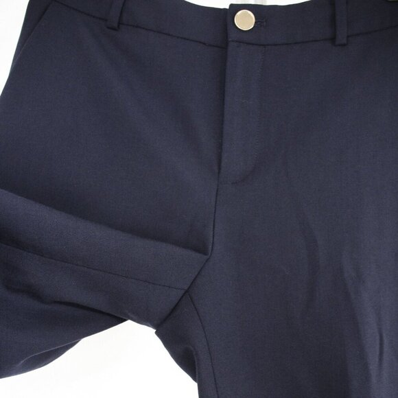 Club‎ Monaco Borrem Navy Wool Blend Tailored Career Work Trouser Ankle Pant Sz 0 - Picture 4 of 13